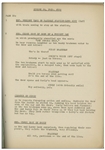 Moe Howard's 32pp. Script Dated October 1936 for The Three Stooges Film ''Grips, Grunts and Groans'' -- Some Red Gummy Adhesion to Front Cover, Else Very Good Condition